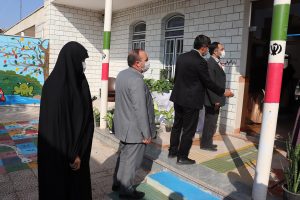 بازدید از نمایشگاه محصولات خانگی اداره بهزیستی شهرستان جعفرآباد