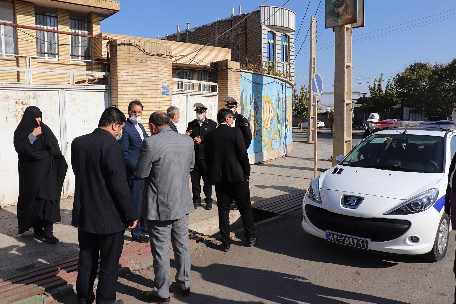 استقرار پلیس راهنمایی و رانندگی شهرستان